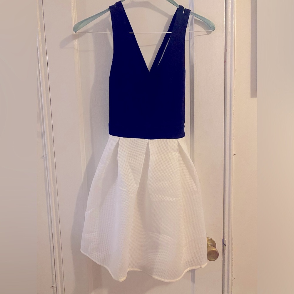 Black & White Skater Dress